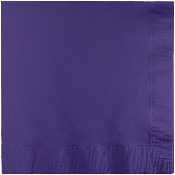 Touch Of Color Purple Napkins 3 ply, 6.5", 500PK 58115B